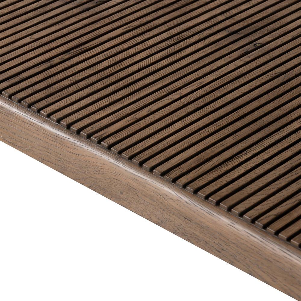 Lana Rustic Lodge Grey Oak Wood Rectangular Console Table|