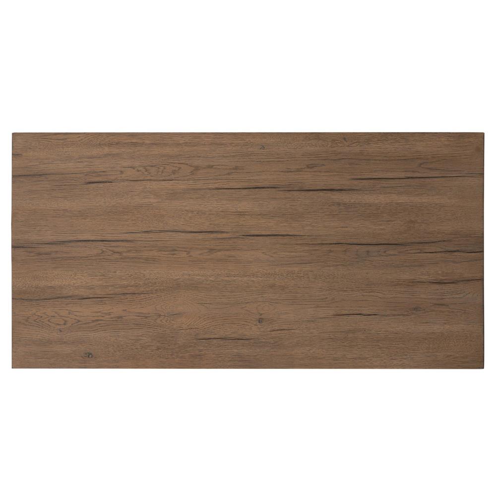 Lana Rustic Lodge Grey Oak Wood Nightstand|