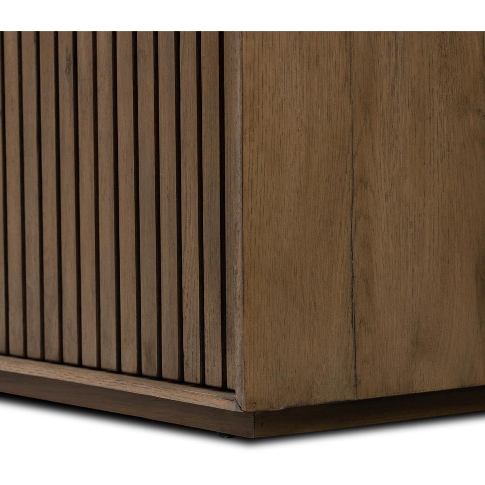 Lana Rustic Lodge Grey Oak Wood Sideboard|