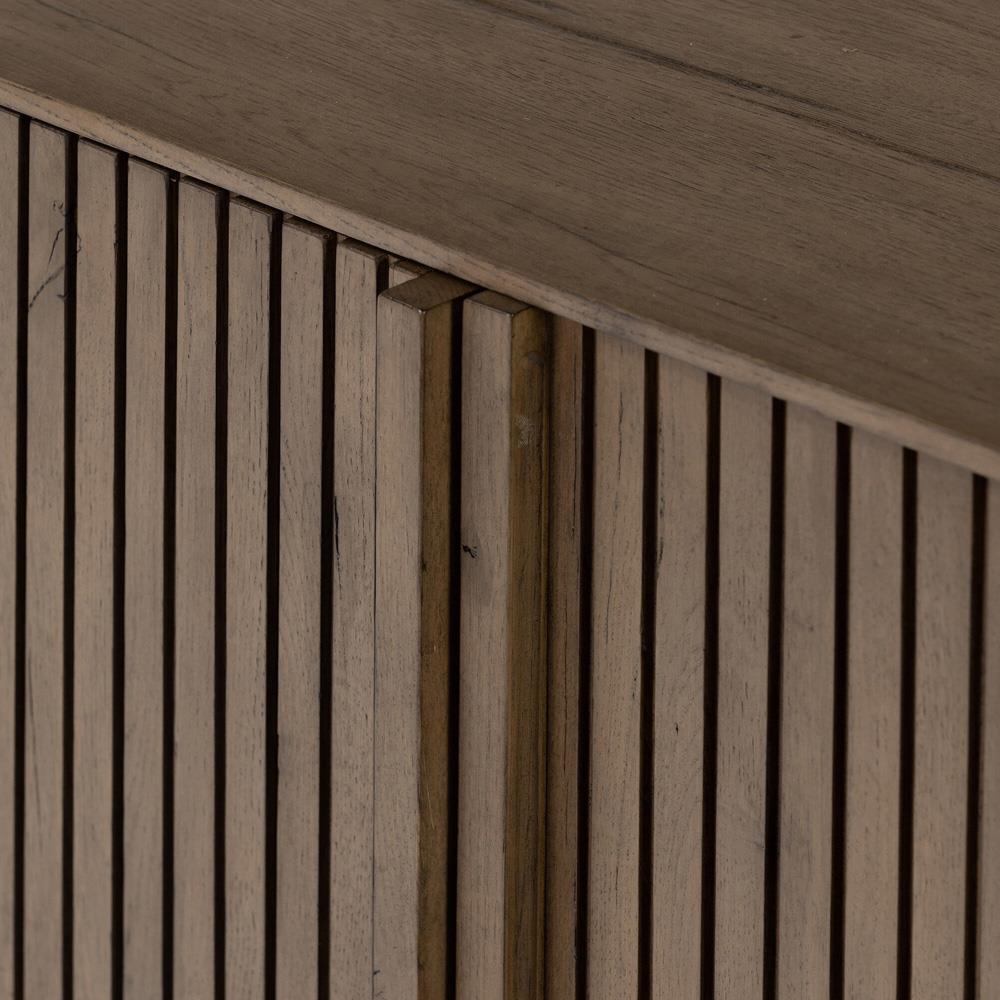 Lana Rustic Lodge Grey Oak Wood Sideboard|