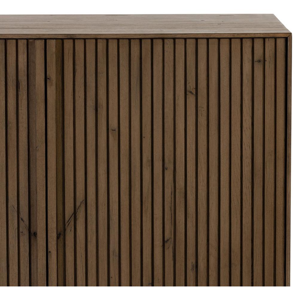 Lana Rustic Lodge Grey Oak Wood Sideboard|
