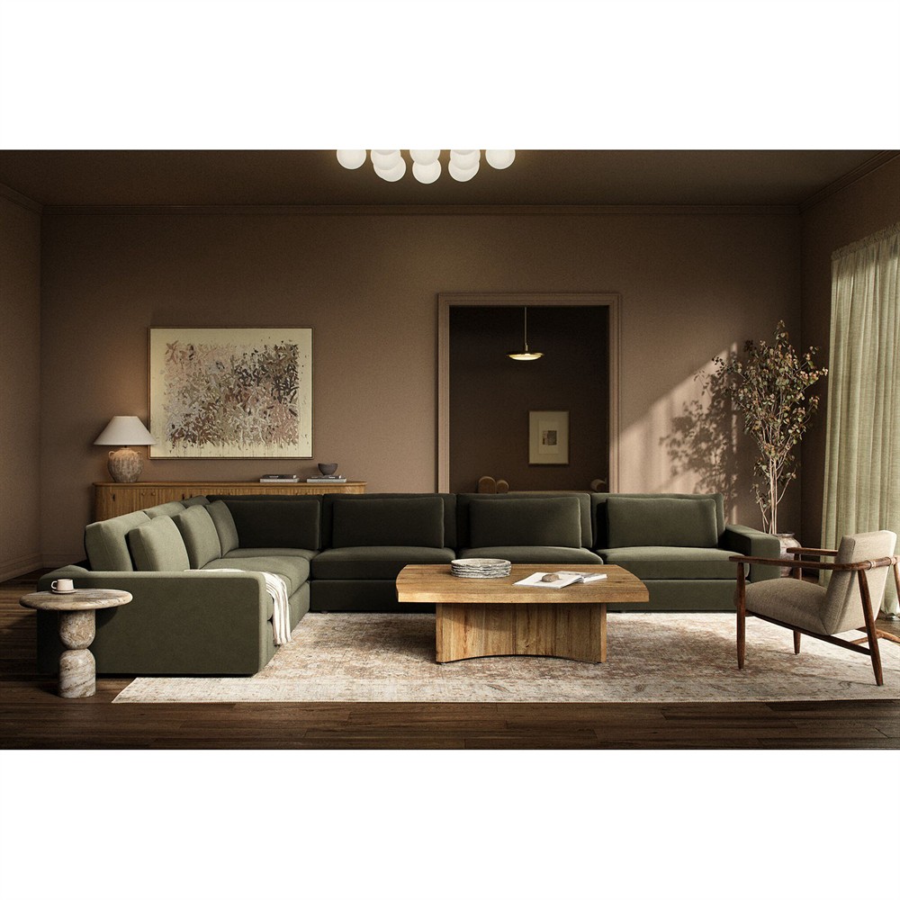 Braxton Rustic Lodge Brown Wood Square Coffee Table - 55