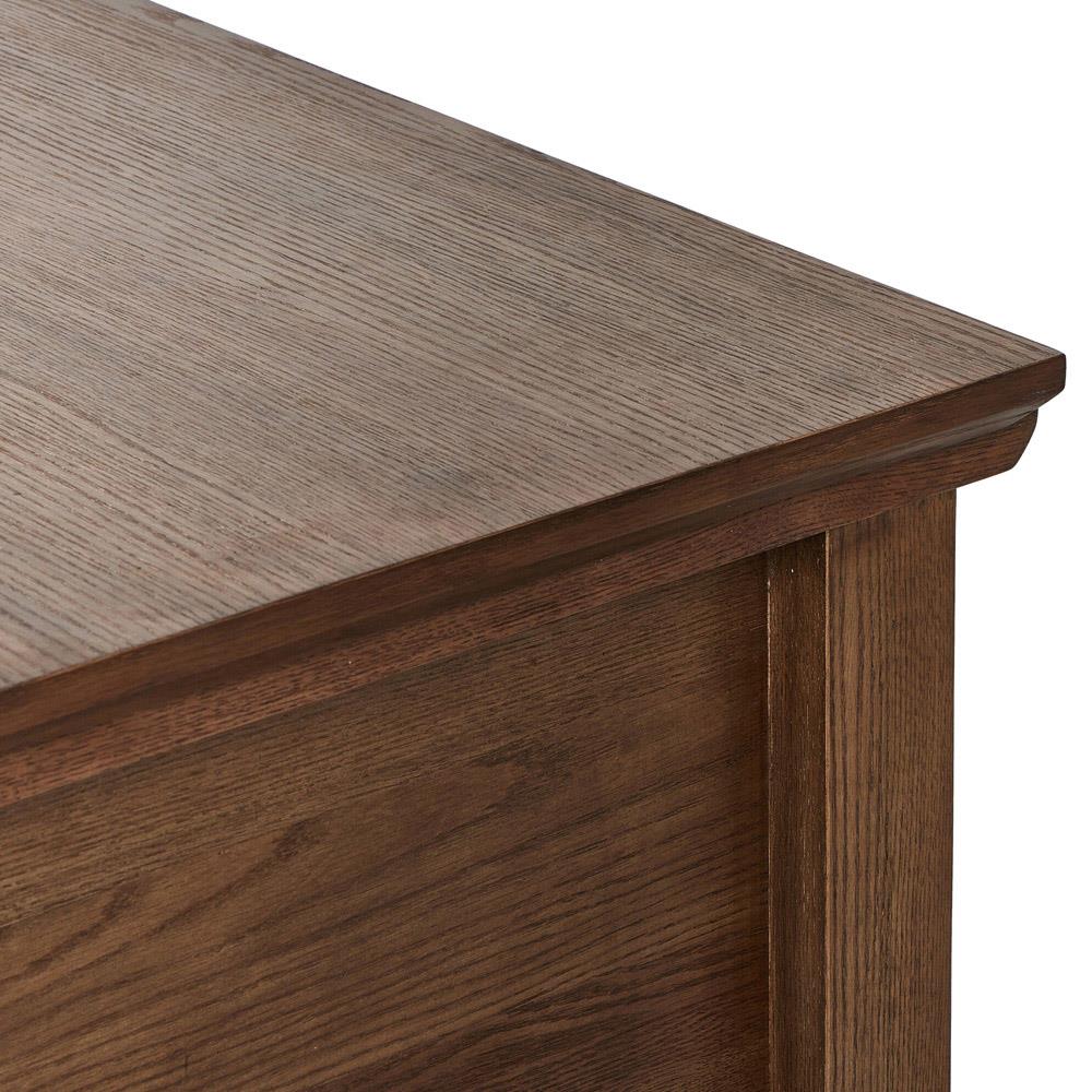 Gavin Rustic Brown Oak Rectangular Kitchen Island - 118"W|