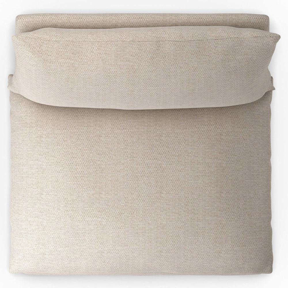 Cee Modern Classic Beige Upholstered Outdoor Swivel Chair|