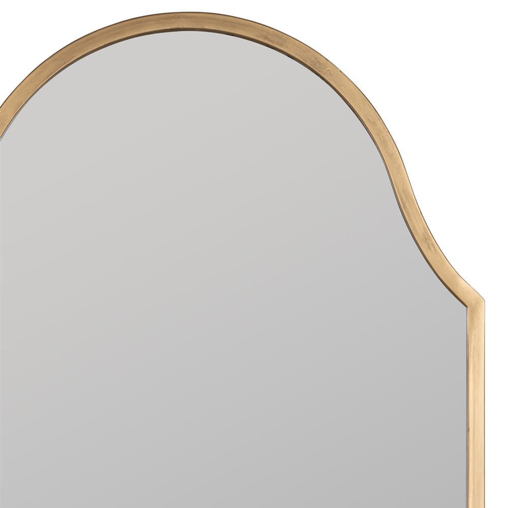 Socorro Hollywood Regency Antique Bronze Metal Wall Mirror|