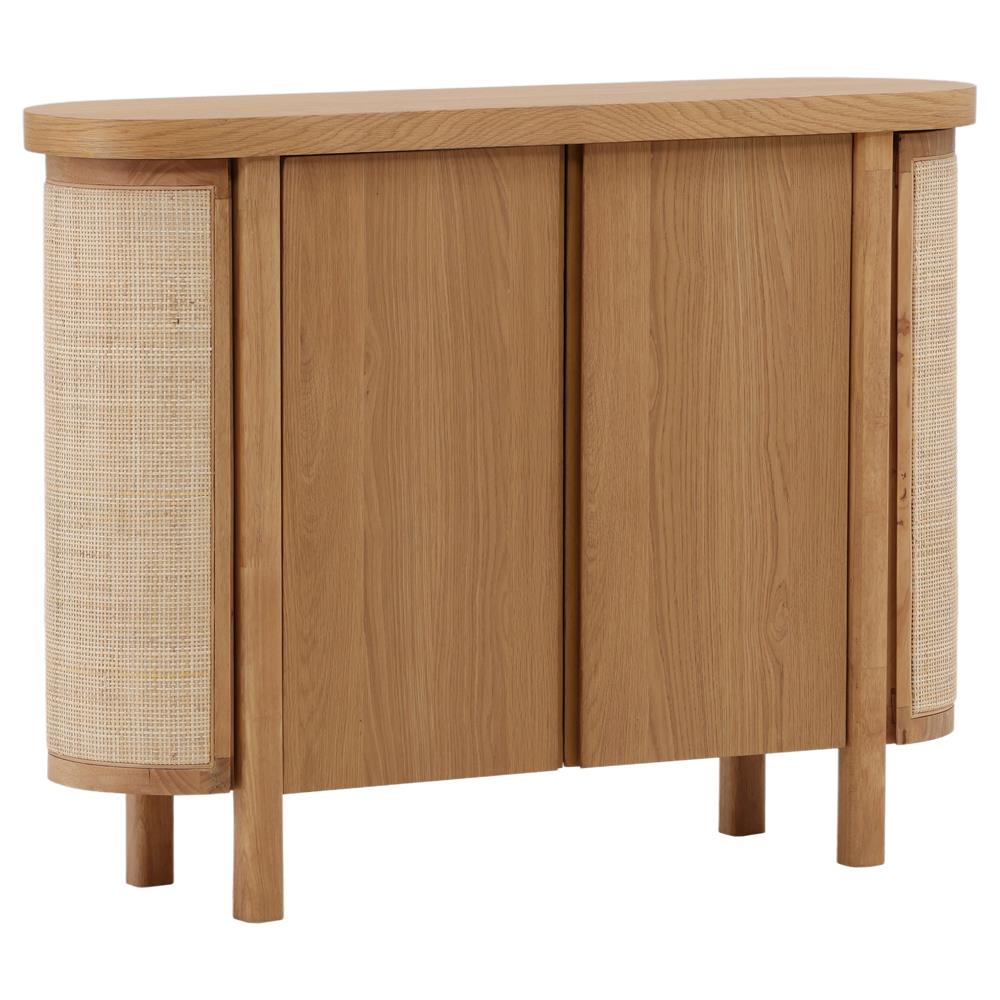 Elon Coastal Beach Natural Woven Cane Sideboard - 47''W|