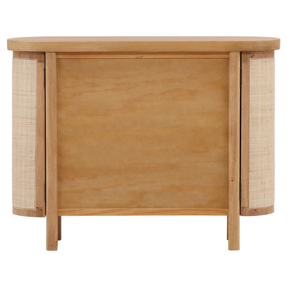 Elon Coastal Beach Natural Woven Cane Sideboard - 47''W|