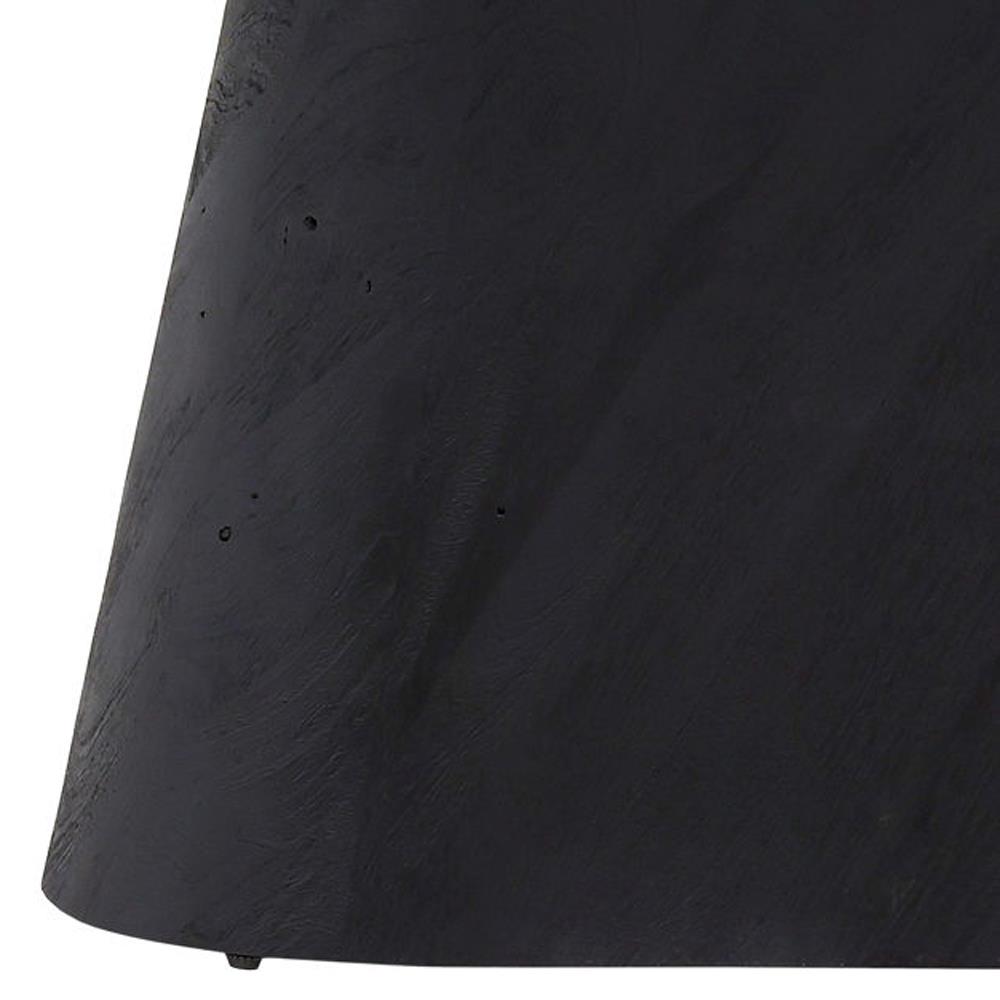 Mara Coastal Beach Black Acacia Wood Console Table|