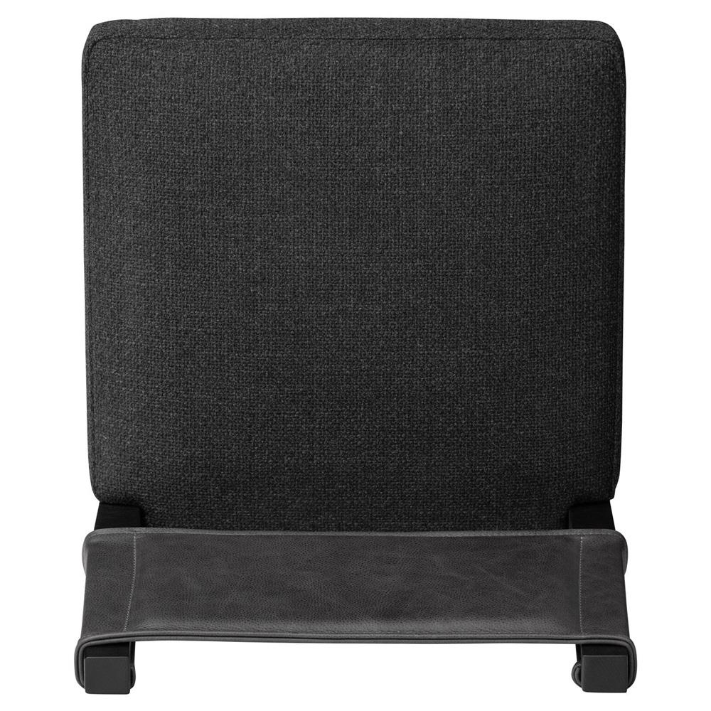 Ely Rustic Lodge Black Performance Wood Frame Dining Side Chair|