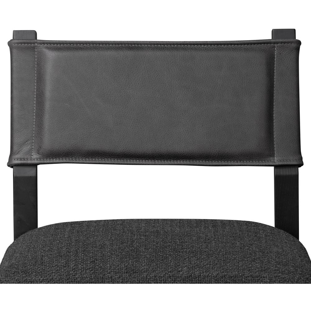 Ely Rustic Lodge Black Performance Wood Frame Dining Side Chair|