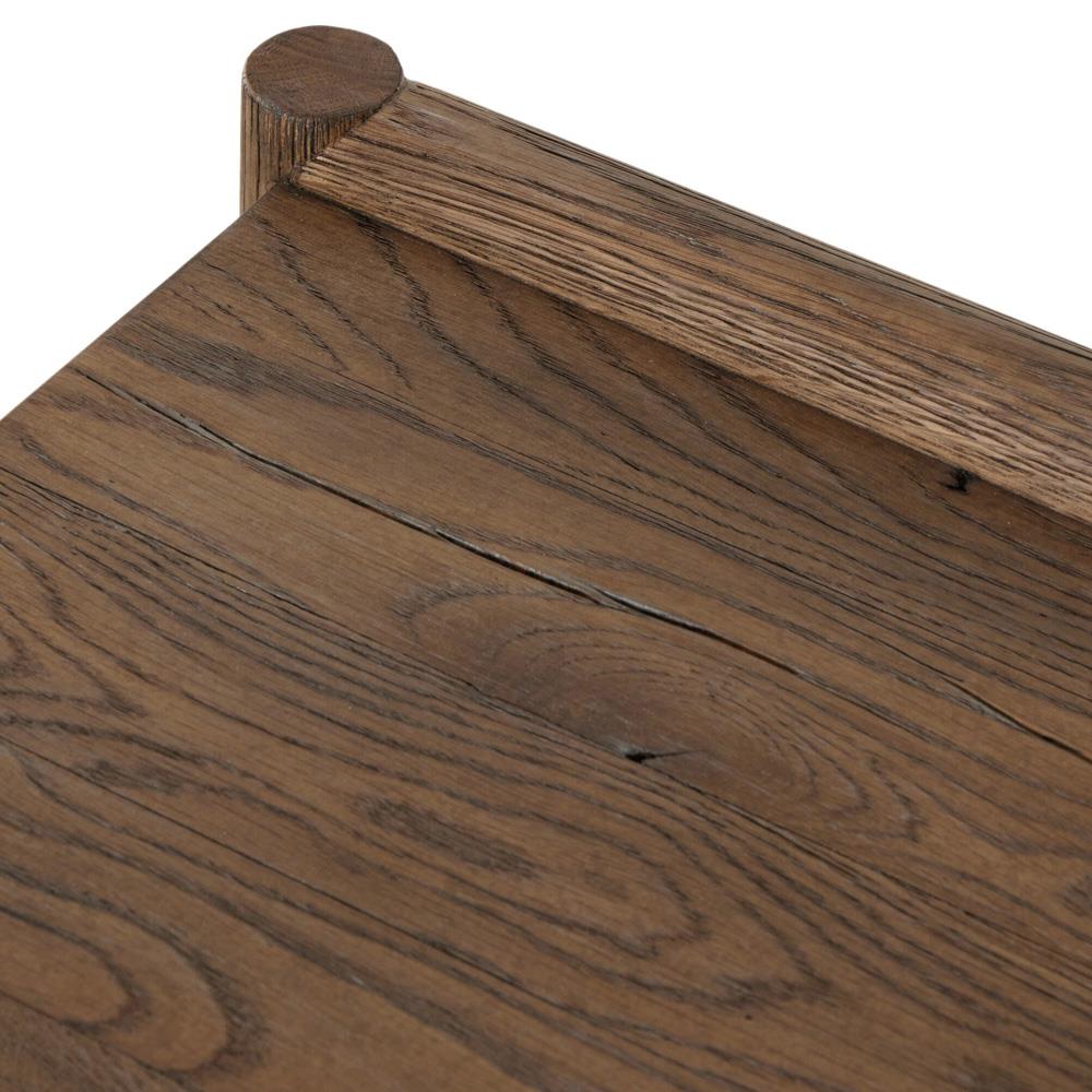 Genesis Rustic Lodge Brown Oak Rectangular Coffee Table|