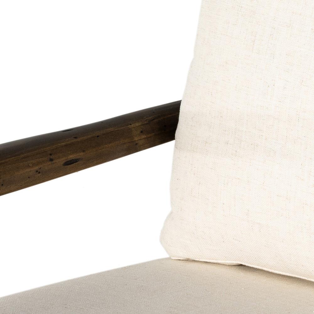 Lynx Rustic Lodge Cream Performance Living Room Chair|