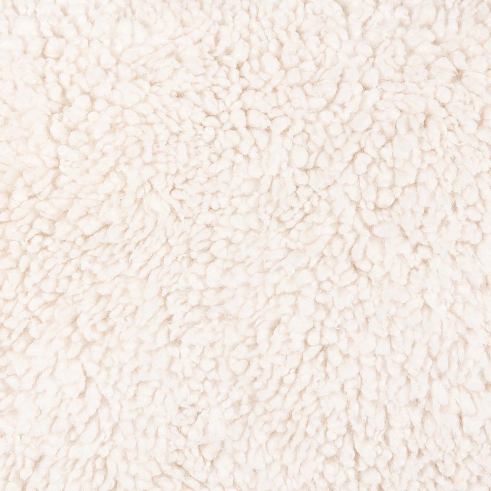 Elion Modern Classic Cream Faux Shearling Windsor Arm Chair|