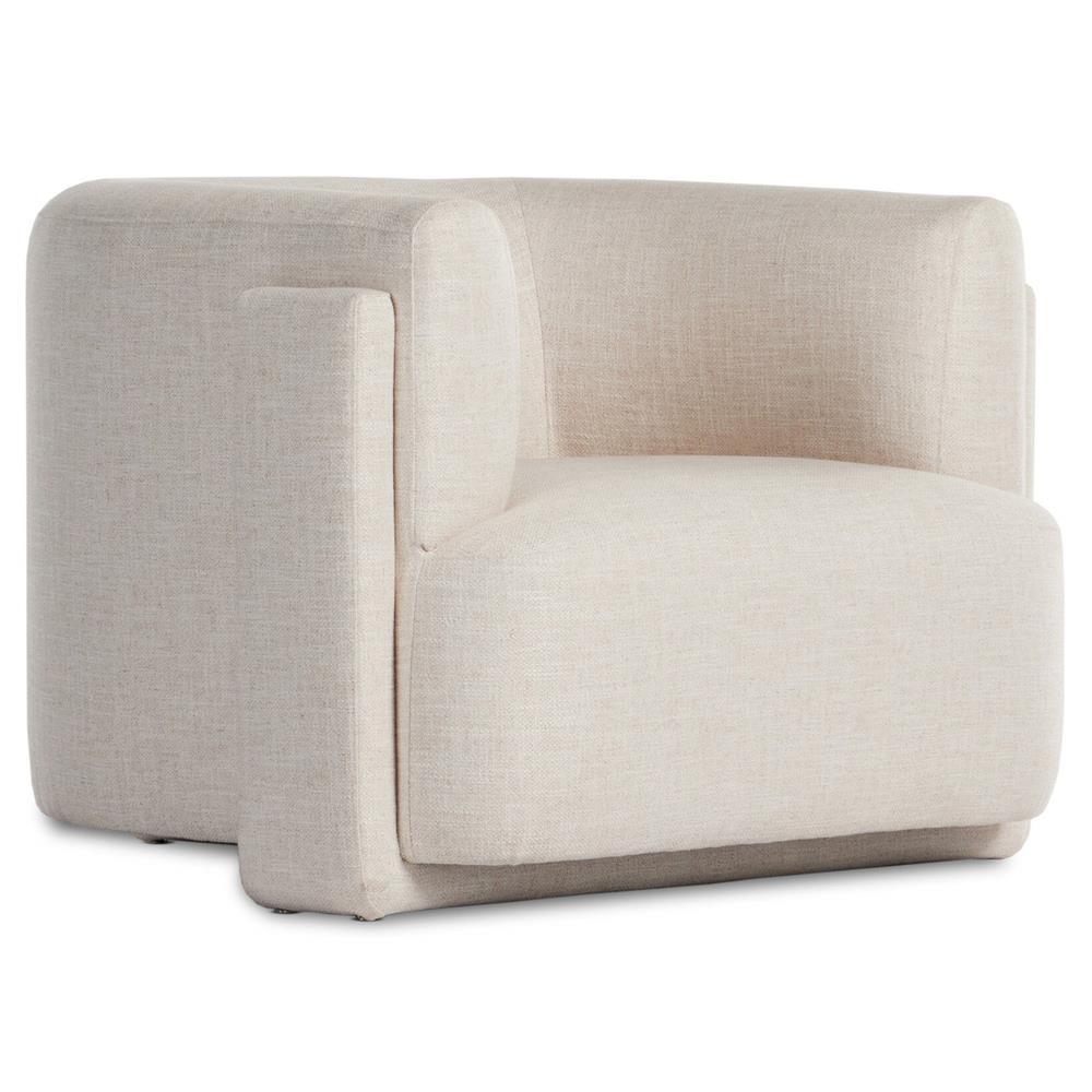 Oswald Modern Classic Cream Performance Barrel Chair|