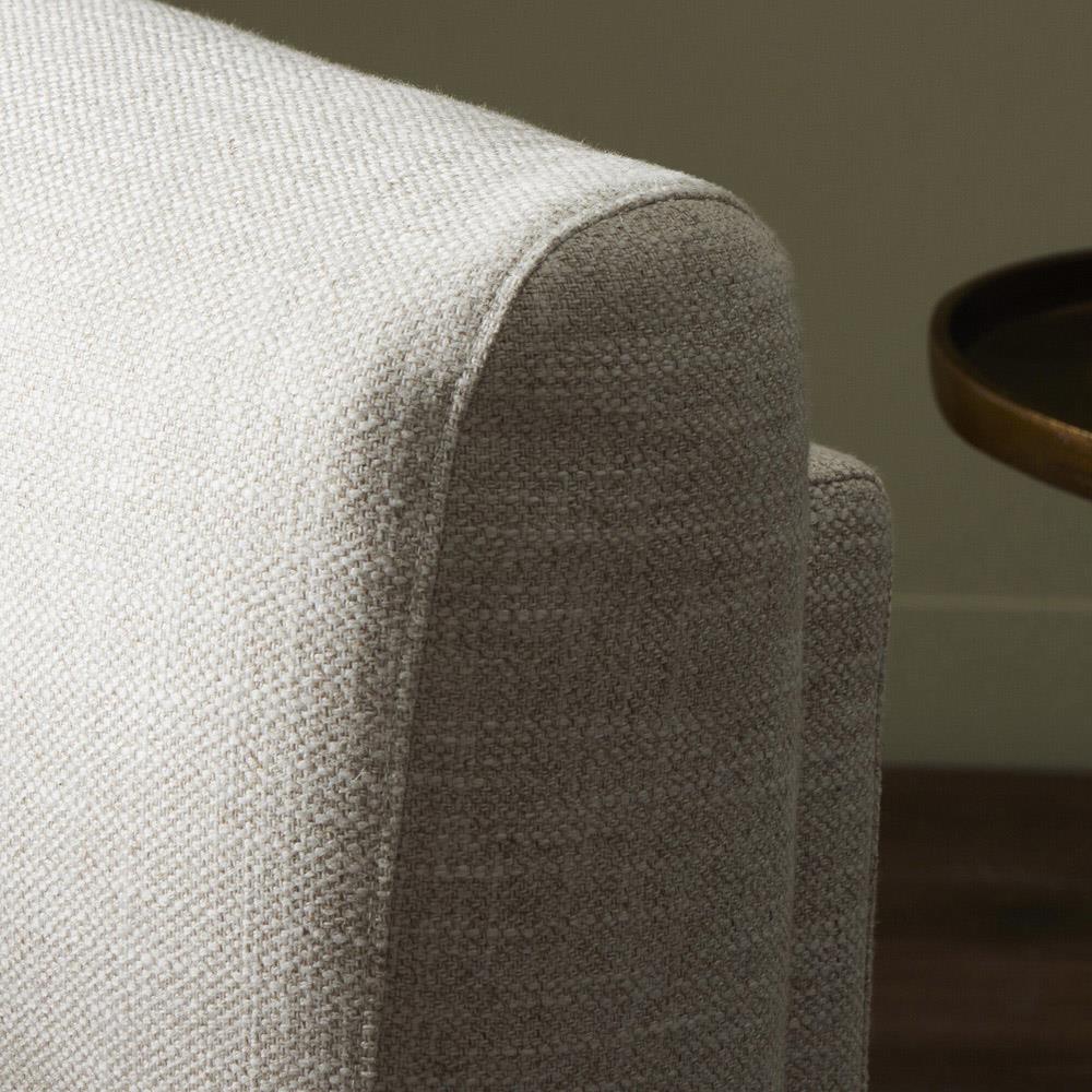 Oswald Modern Classic Cream Performance Barrel Chair|