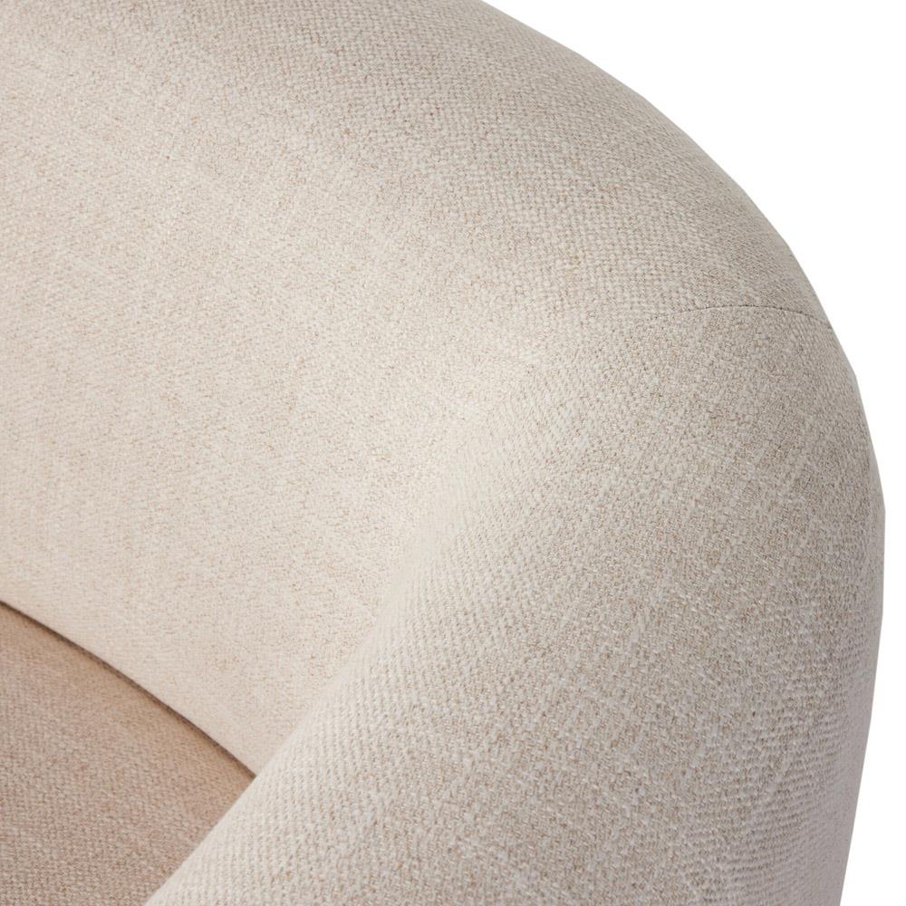 Oswald Modern Classic Cream Performance Barrel Chair|