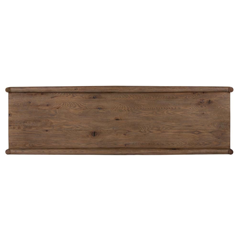 Genesis Rustic Lodge Brown Weathered Oak Double Dresser|