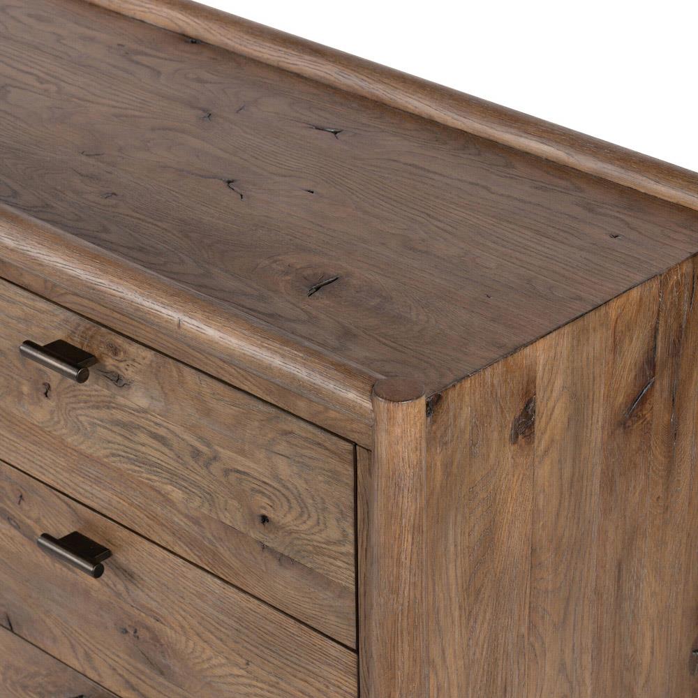 Genesis Rustic Lodge Brown Oak Dresser|