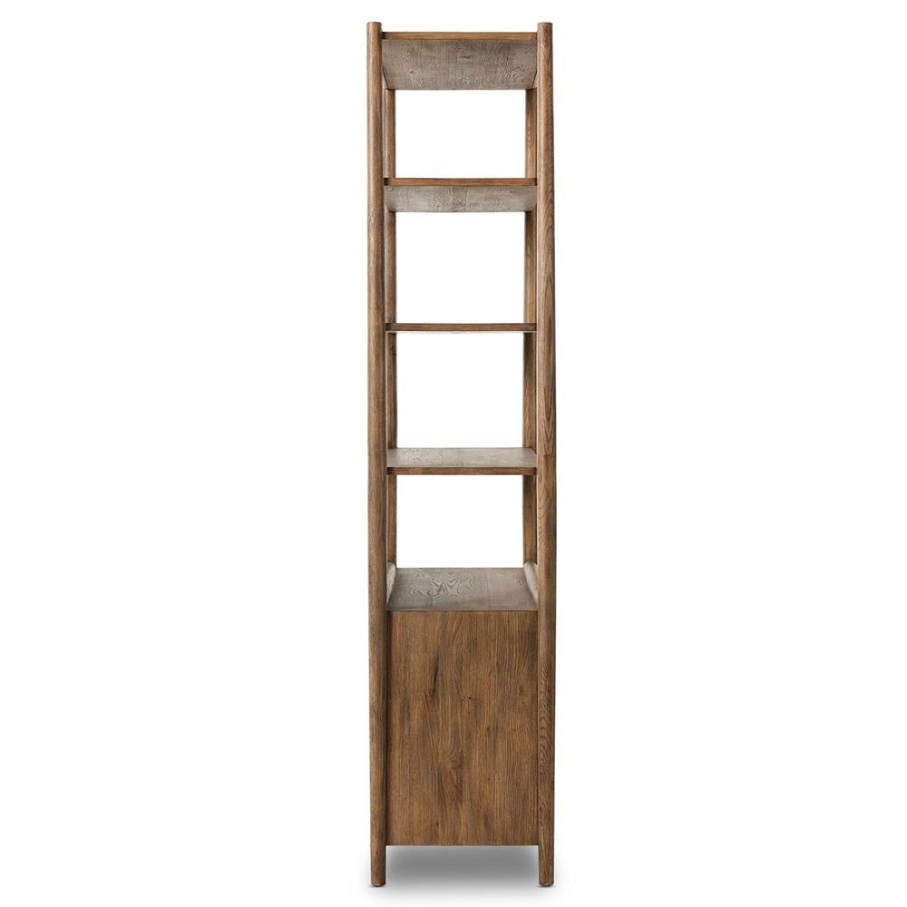 Genesis Rustic Lodge Brown Oak Bookcase|
