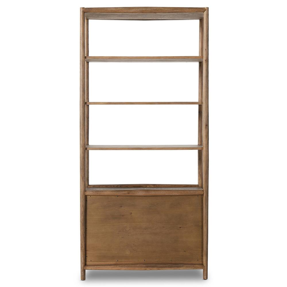 Genesis Rustic Lodge Brown Oak Bookcase|