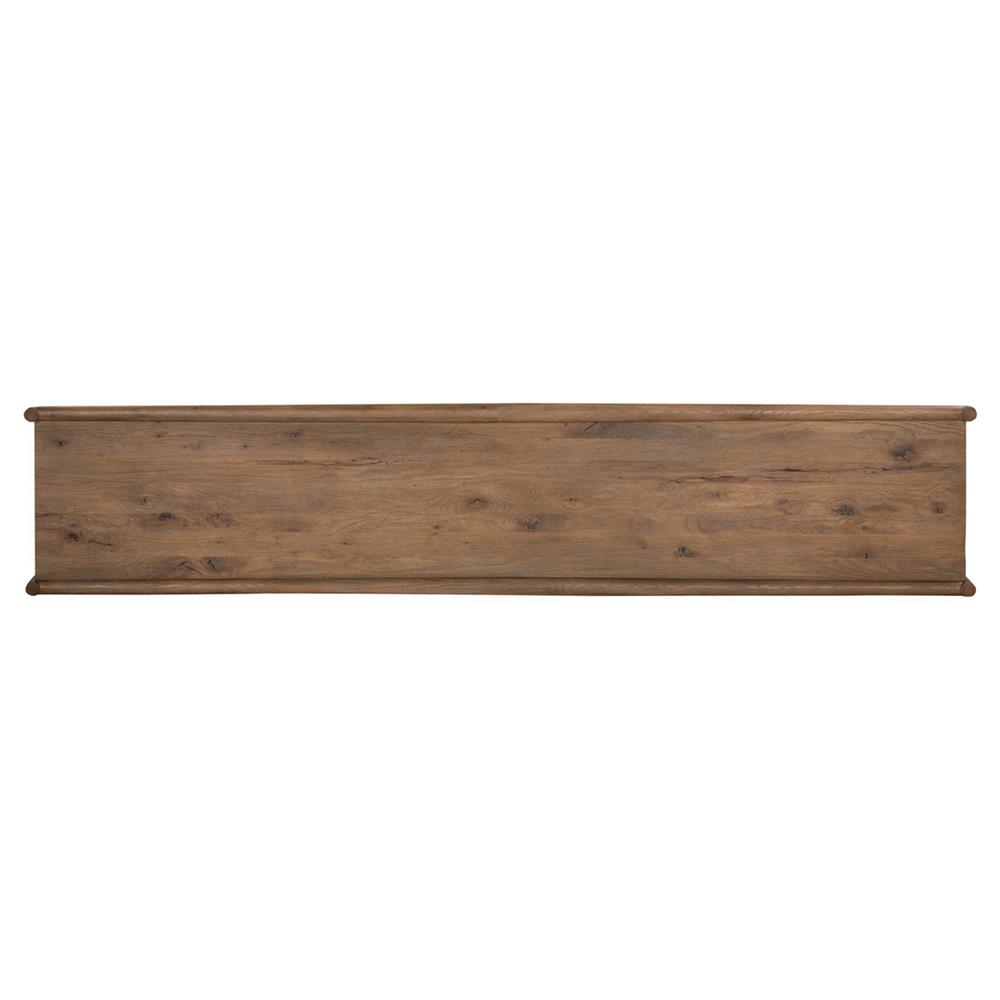 Genesis Rustic Lodge Brown Oak Wood Sideboard|