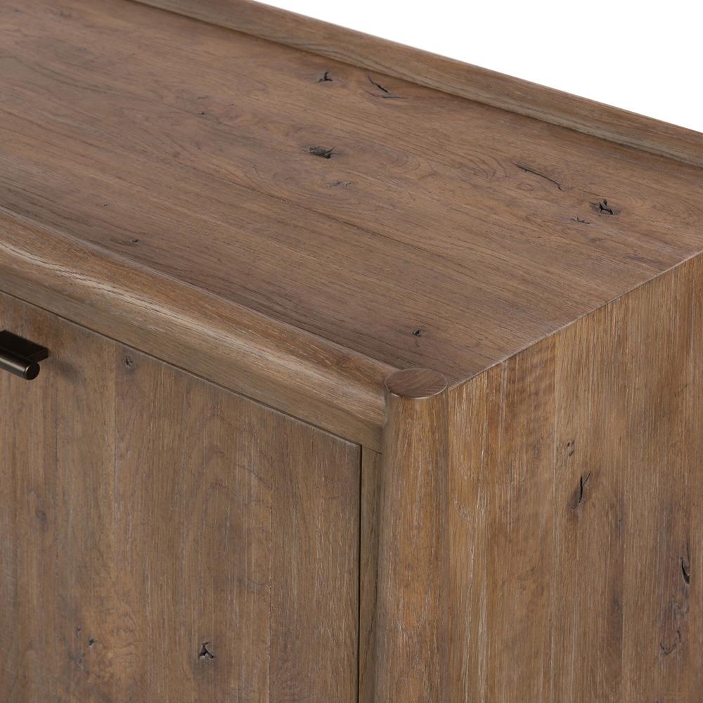 Genesis Rustic Lodge Brown Oak Wood Sideboard|