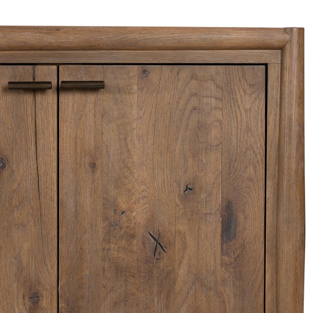 Genesis Rustic Lodge Brown Oak Wood Sideboard|