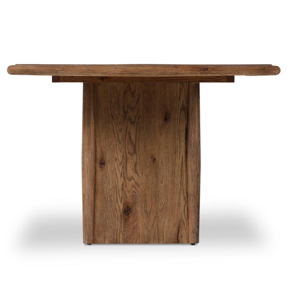 Genesis Rustic Lodge Brown Oak Rectangular Dining Table - 85.50"W|