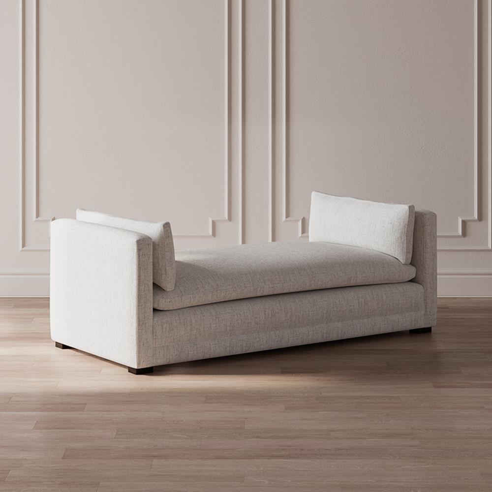 Olivia Heathered Ivory Performance Daybed|