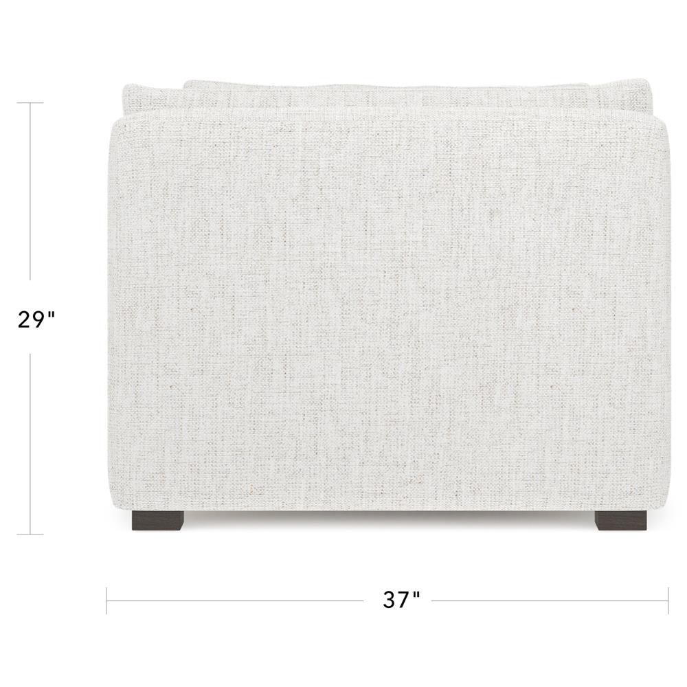 Olivia Heathered Ivory Performance Daybed|