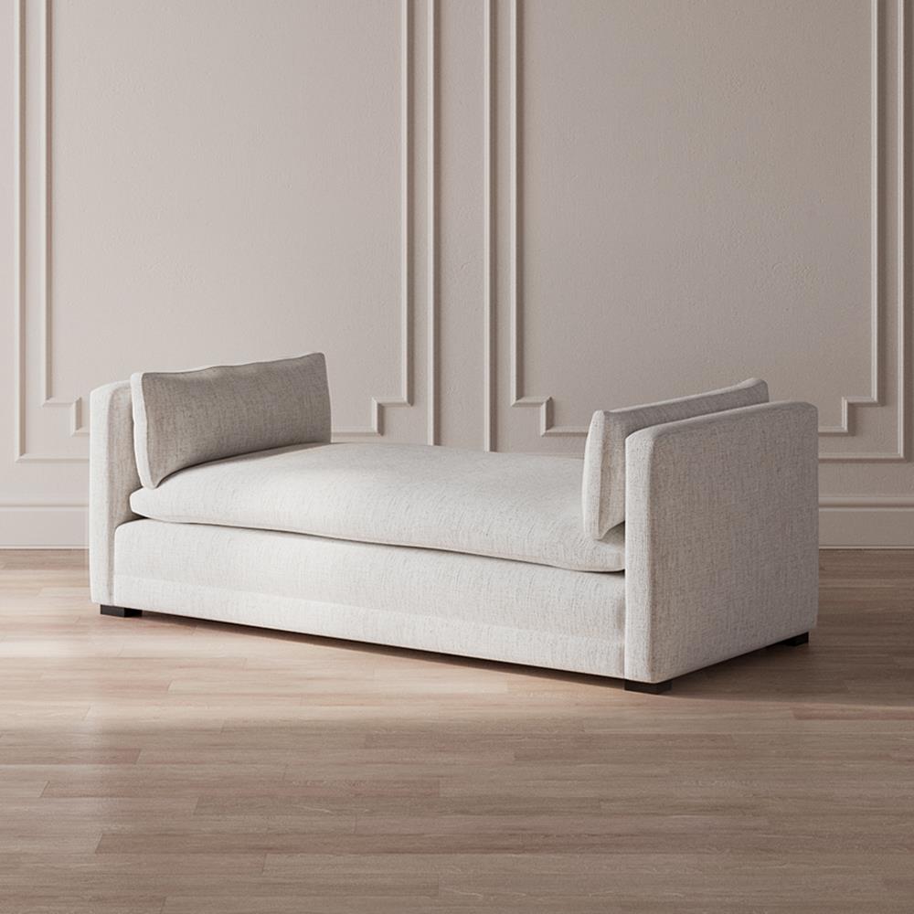 Olivia Heathered Ivory Performance Daybed|