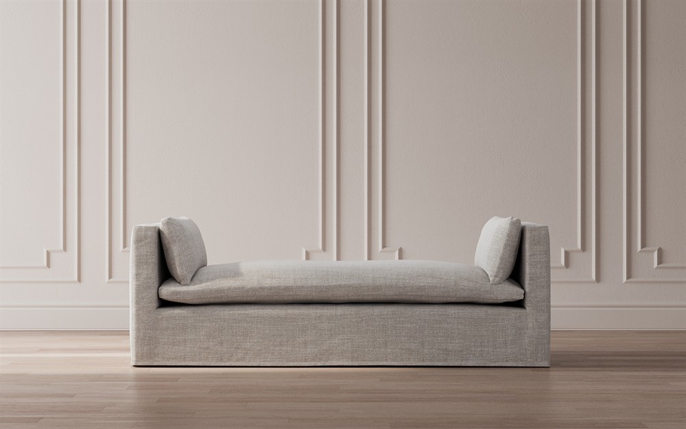 Olivia Sea Salt Performance Slipcovered Daybed|