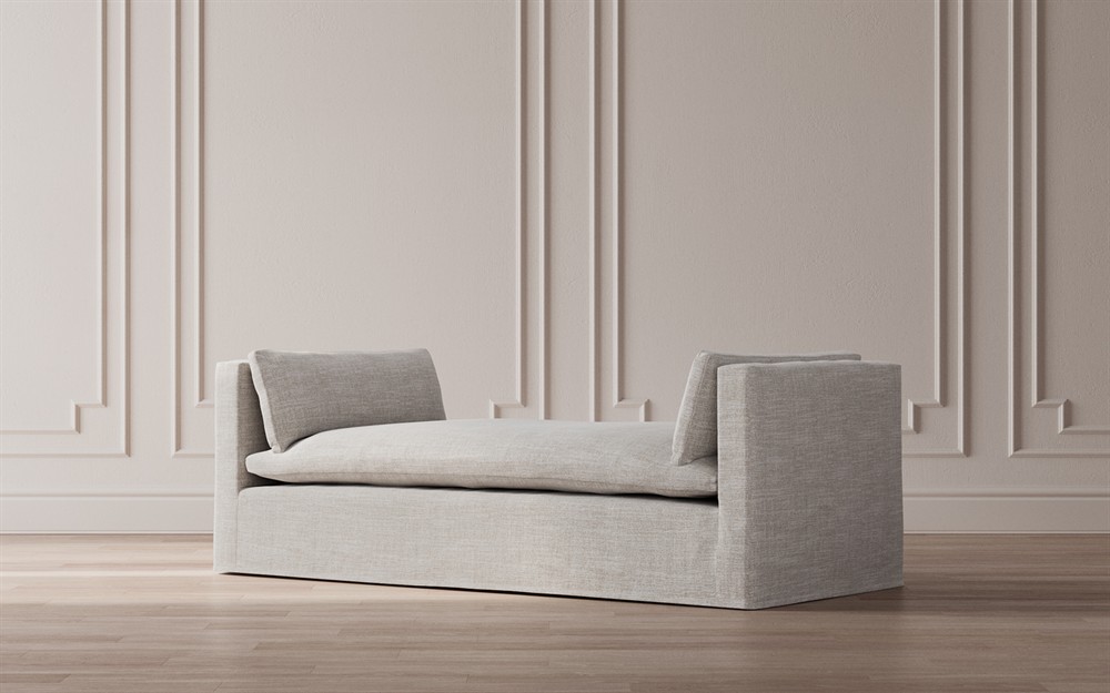 Olivia Sea Salt Performance Slipcovered Daybed|