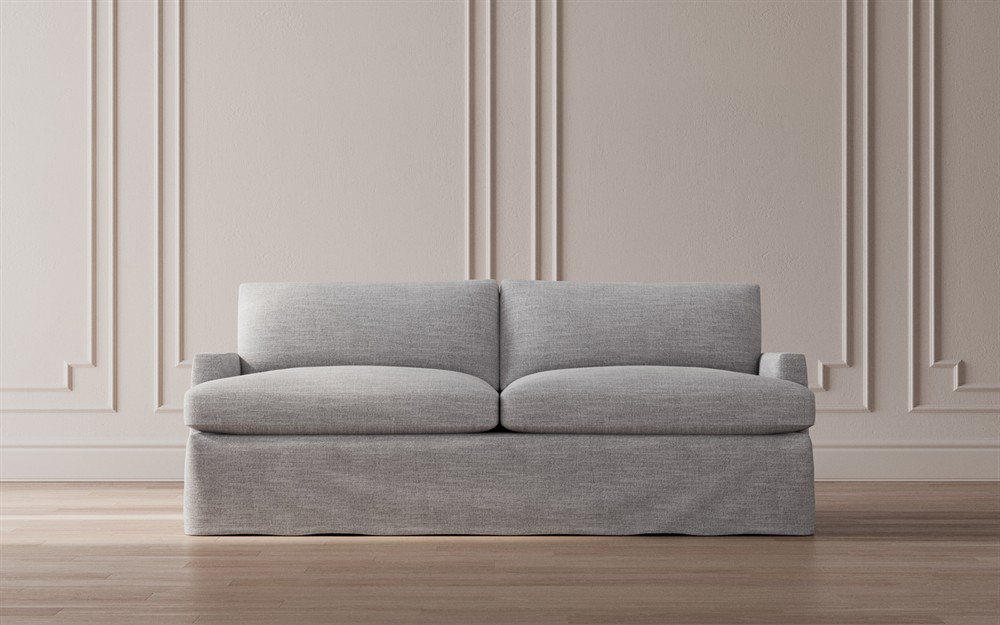 Claudie Sea Salt Performance Slipcovered Sofa - 86&quot;|