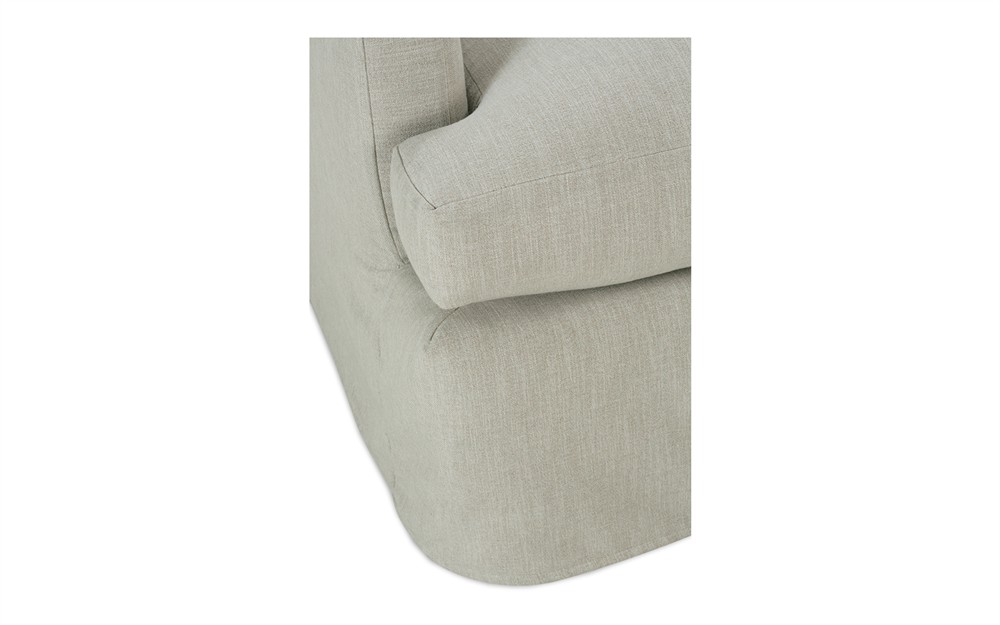 Claudie Sea Salt Performance Slipcovered Sofa - 96"|