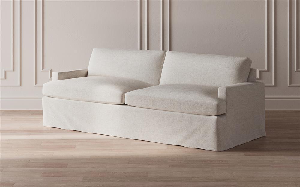 Claudie Sea Salt Performance Slipcovered Sofa - 96"|
