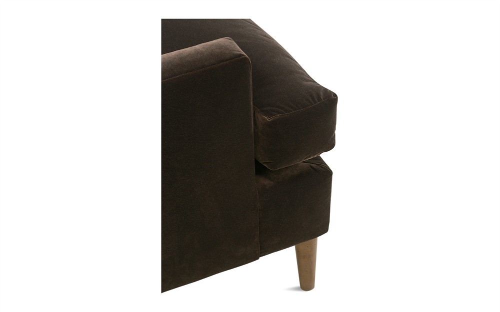 Claudie Heathered Ivory Performance Sofa - 86&quot;|