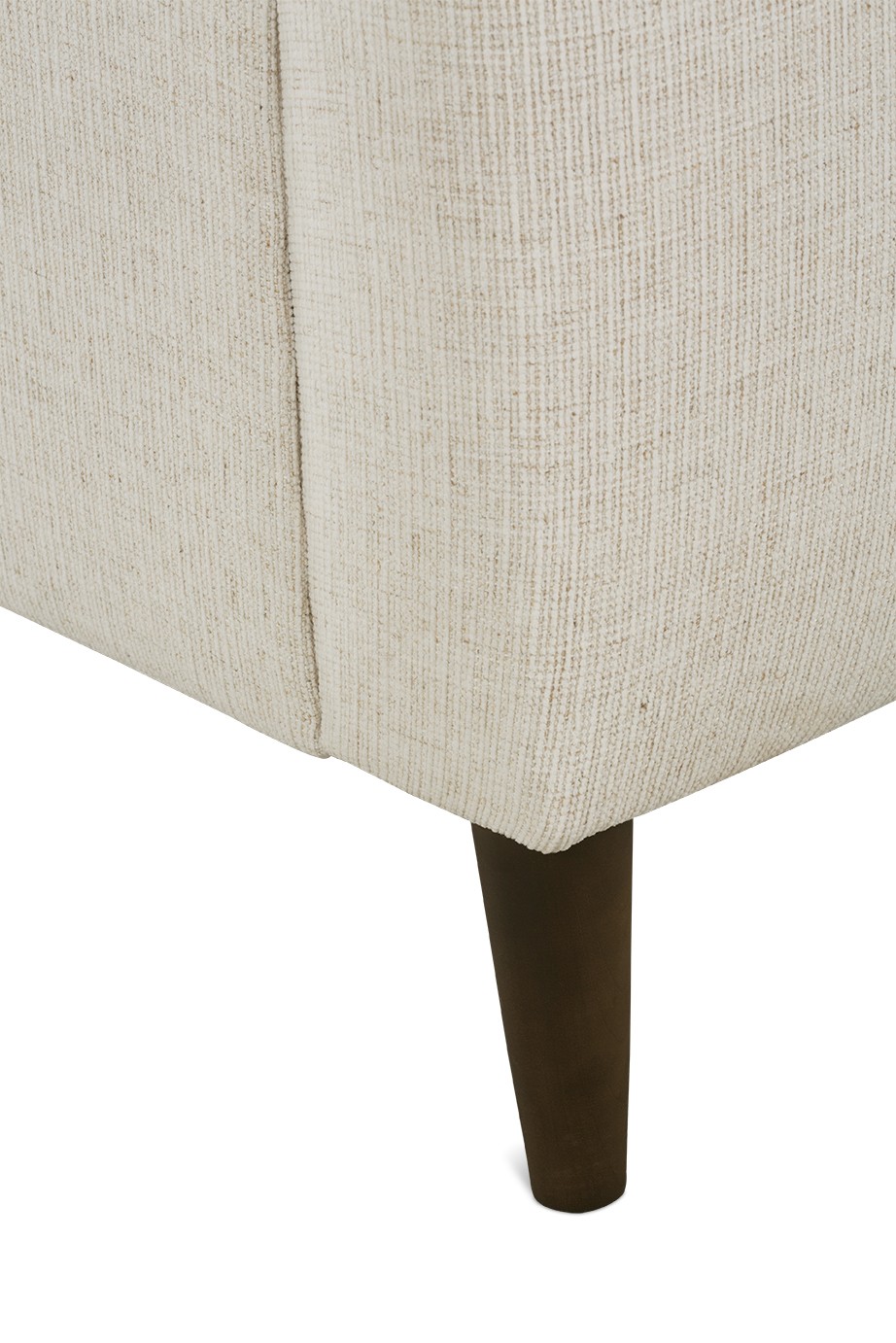 Claudie Heathered Ivory Performance Sofa - 96&quot;|