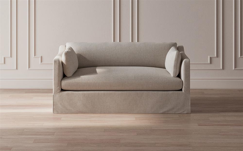 Madeline Sea Salt Performance Slipcovered Loveseat - 71&quot;|