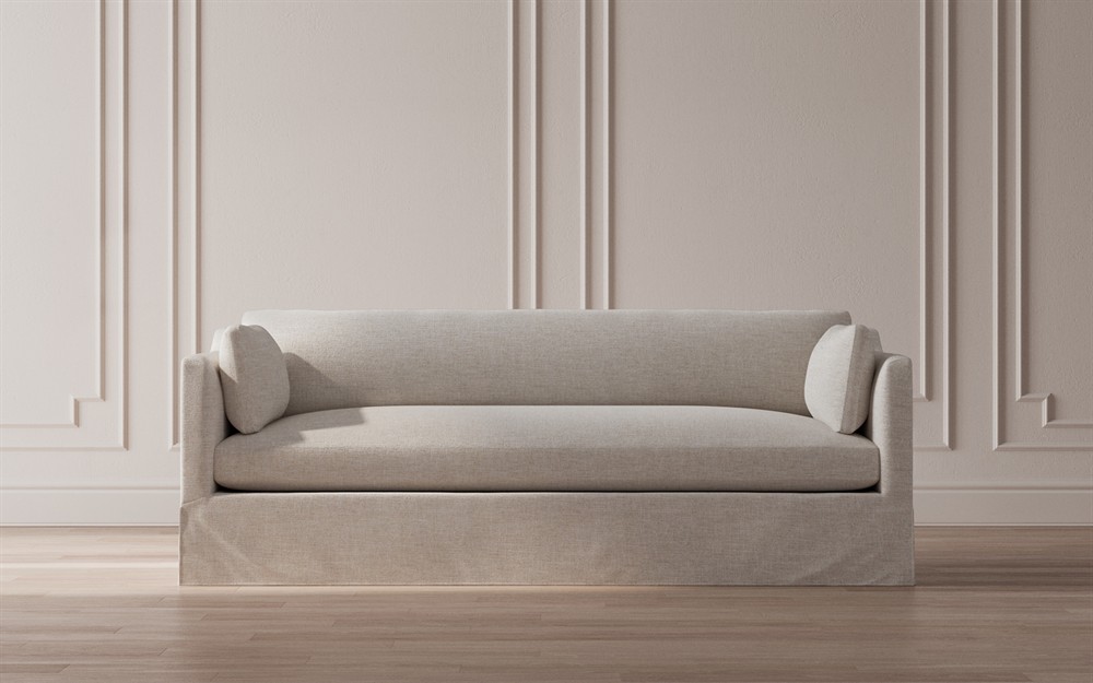 Madeline Sea Salt Performance Slipcovered Sofa - 90&quot;|
