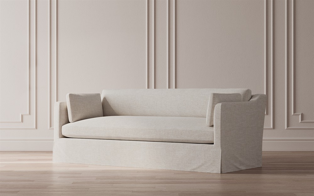 Madeline Sea Salt Performance Slipcovered Sofa - 90&quot;|