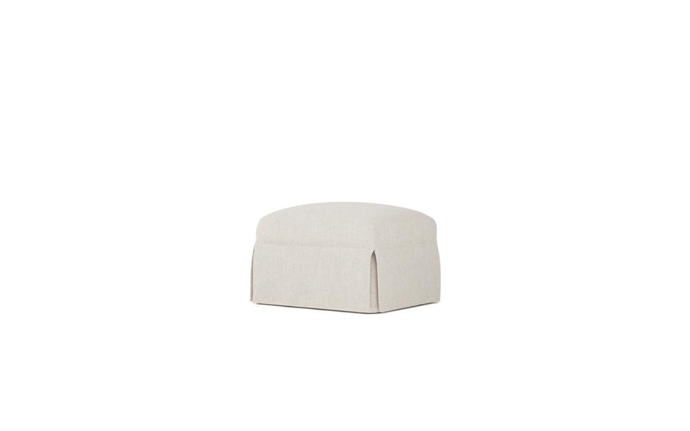 Madeline Sea Salt Performance Slipcovered Ottoman|