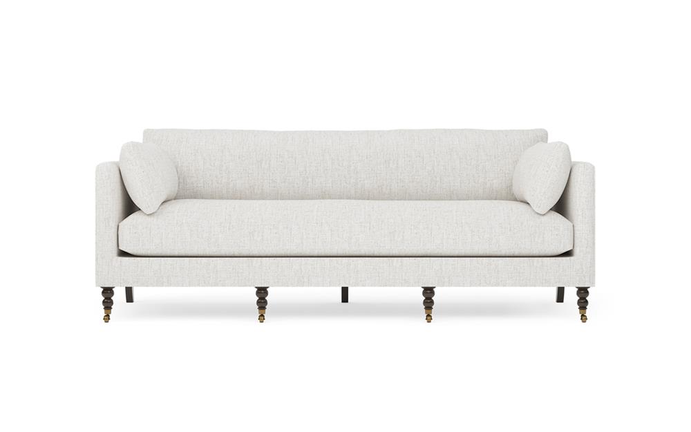 Madeline Heathered Ivory Performance Sofa - 90&quot;|
