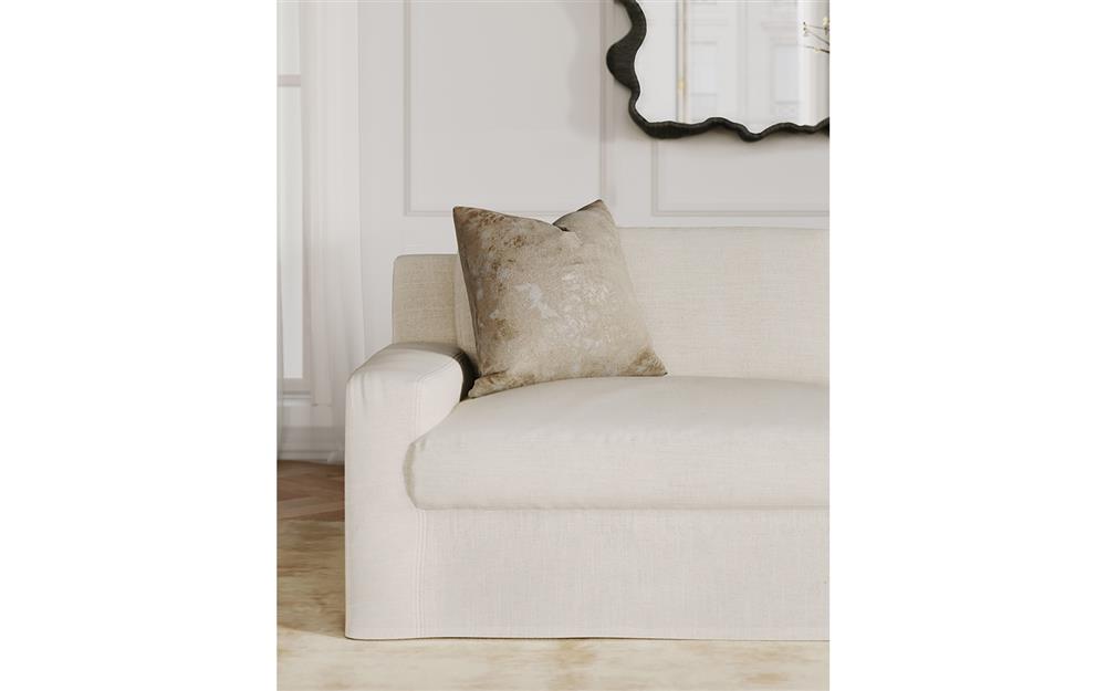 Henri Soft Ivory Sofa - 90&quot;|