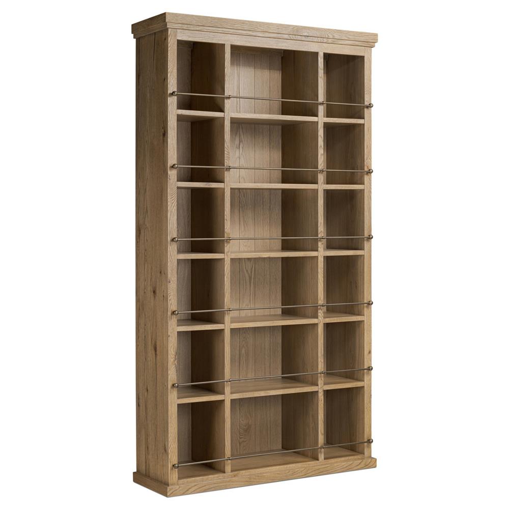 Alistair Worn Oak Bookcase|