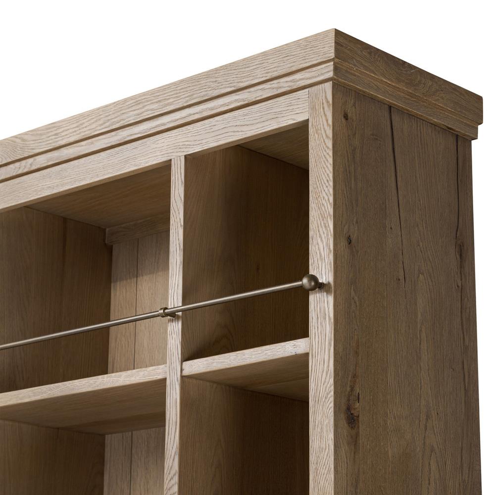 Alistair Worn Oak Bookcase|
