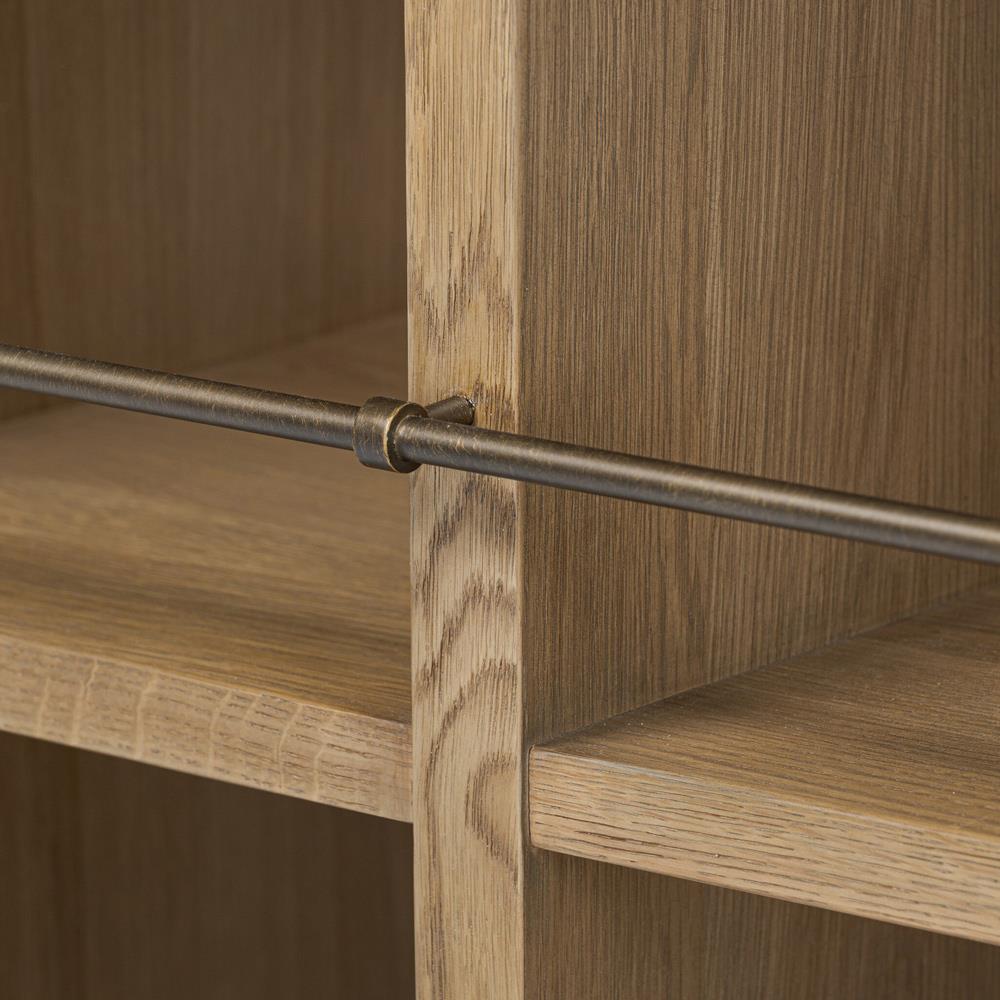 Alistair Worn Oak Bookcase|