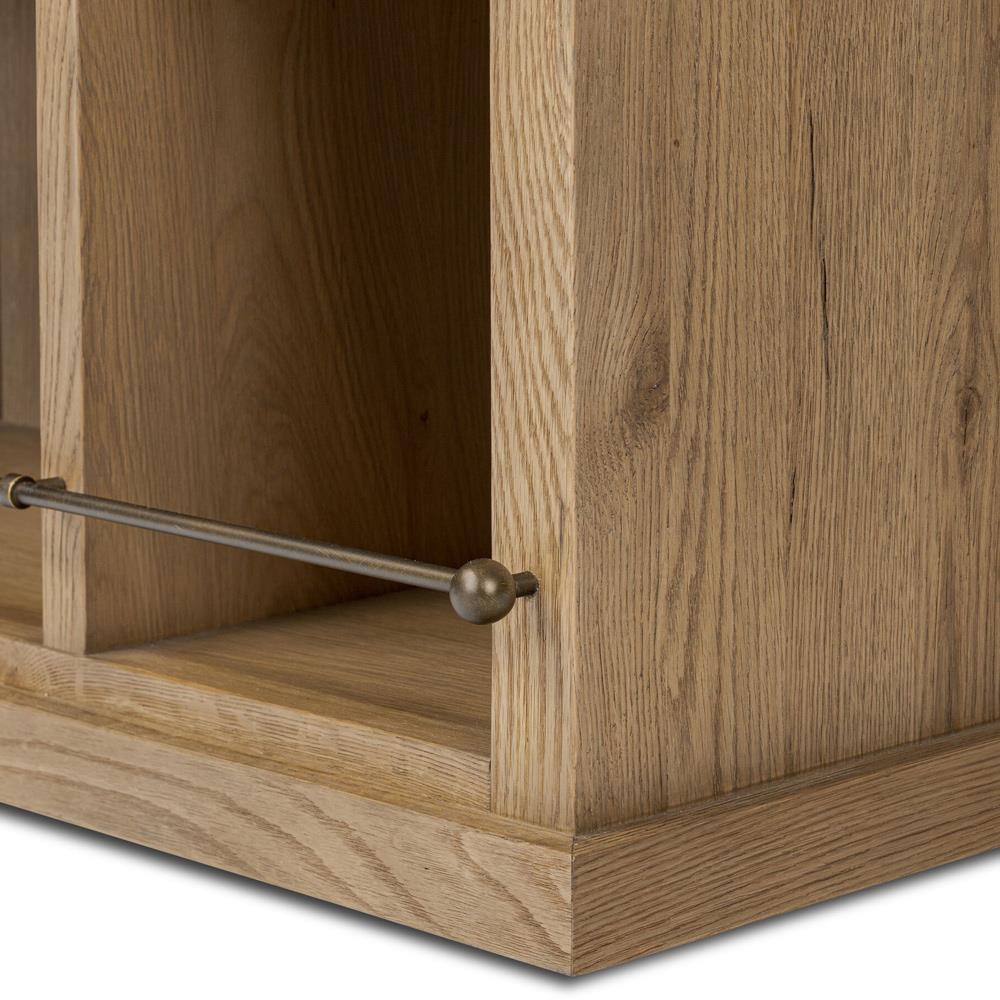Alistair Worn Oak Bookcase|