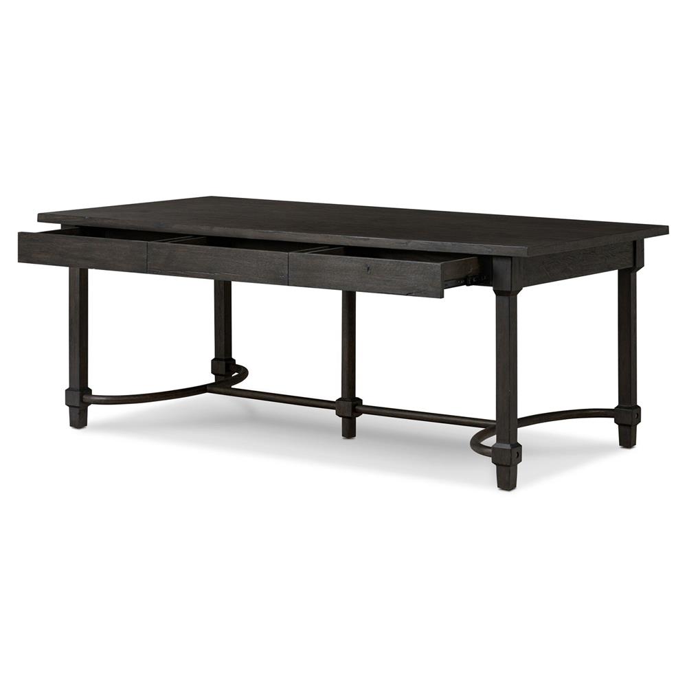 Edison Smoked Black Desk|