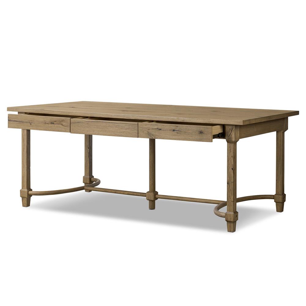 Edison Worn Oak Desk|